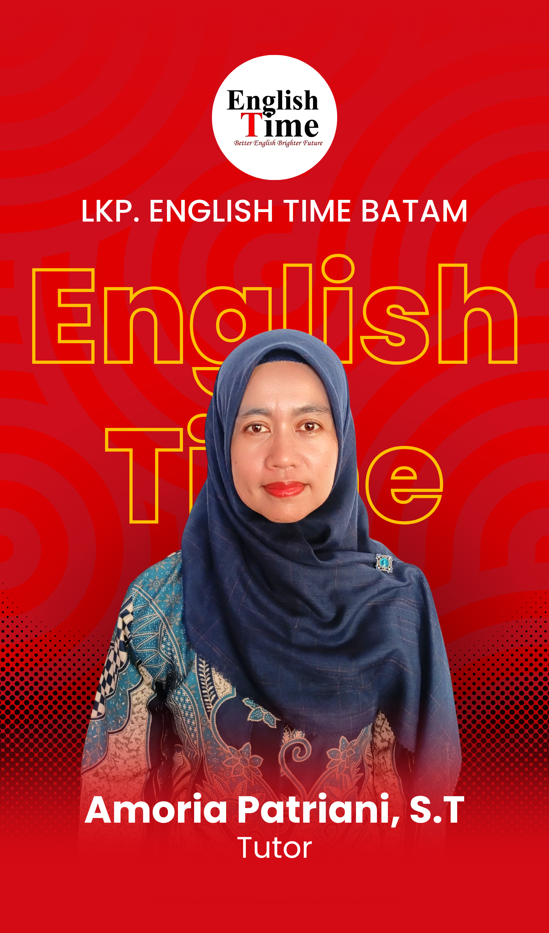 Ms. Seruni — Online Learning Specialist (poster)